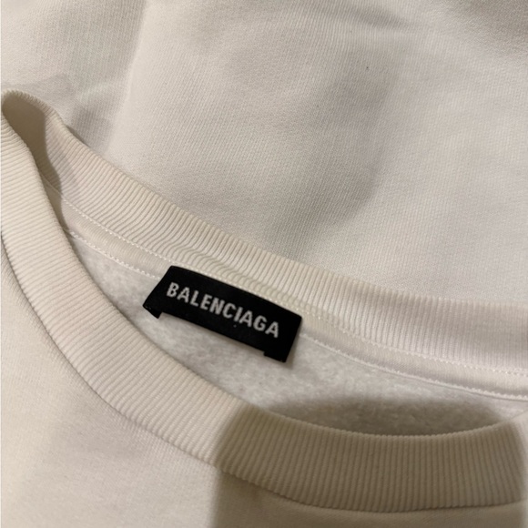 BALENCIAGA White Women’s Crewneck - Picture 4 of 4